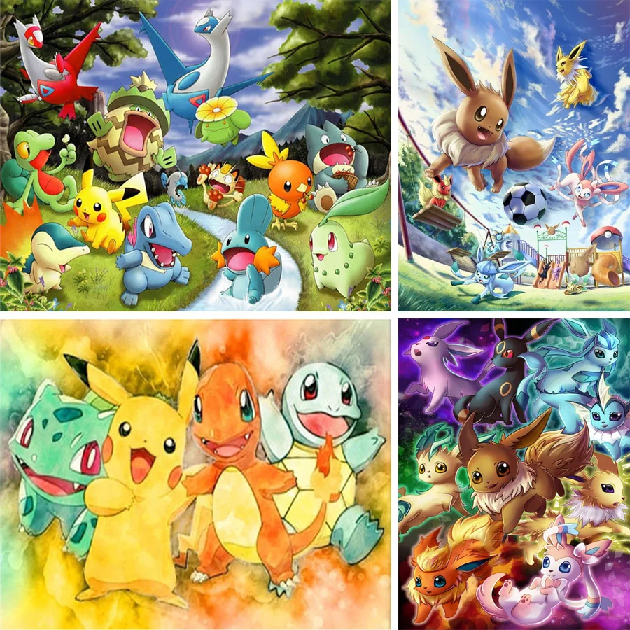 

Diy 5D Diamond Art Painting Famous Cartoon Anime Full Square Round Drill Embroidery Cross Stitch Kit Painting Home Wall Decor