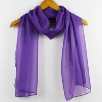 summer plain silk shawls candy color 18047cm 46g women beach sarong pareo solid scarfs thin material soft high quality