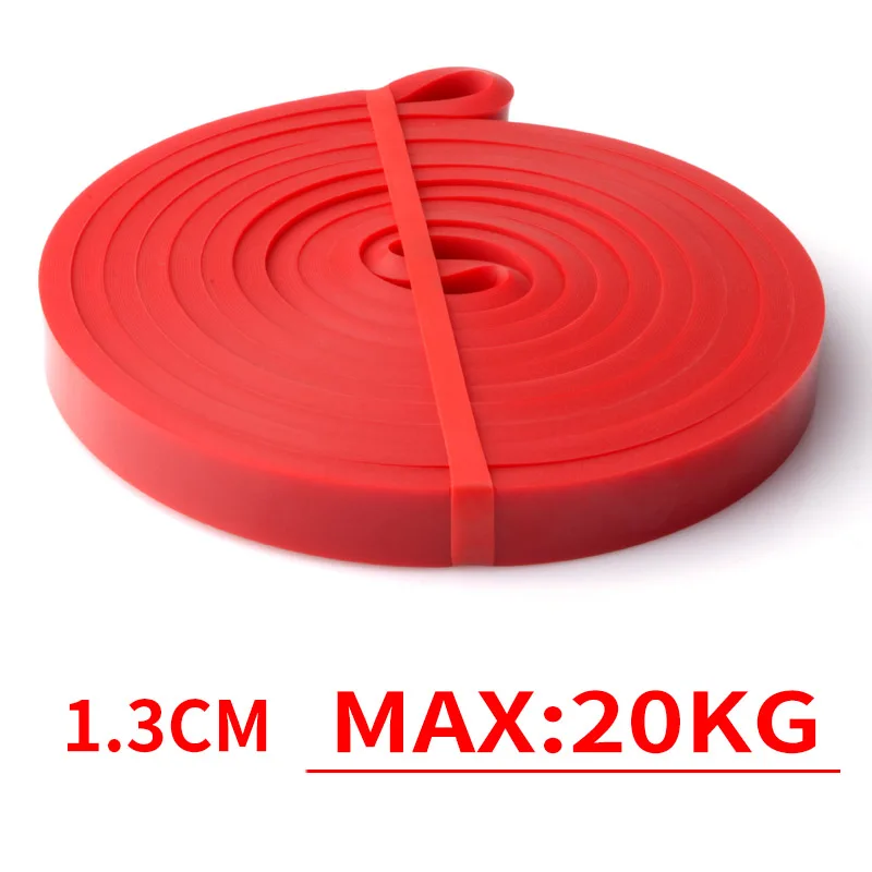 1pc red band 208 см фитнес подтягивающие ленты, резинки, сверхпрочные эластичные ленты для йоги, петля, расширитель для тренировок, спорта - Цвет: 1pc red band