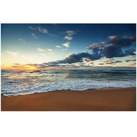 colorful print beach sunrisesunset wall tapestry wall hanging psychedelic tapestry decor for bedroom living room m0142