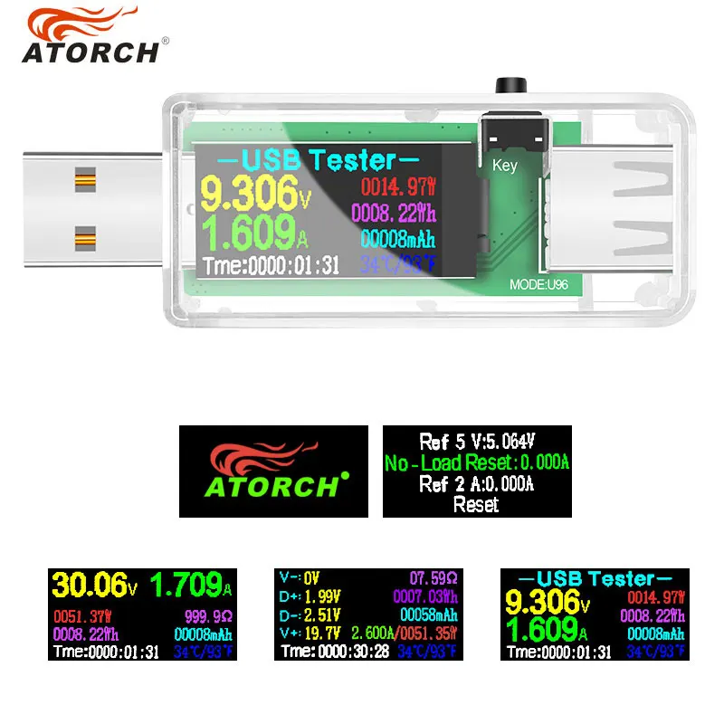 USB тестер 13 в 1 цифровой вольтметр постоянного тока амперметр измеритель