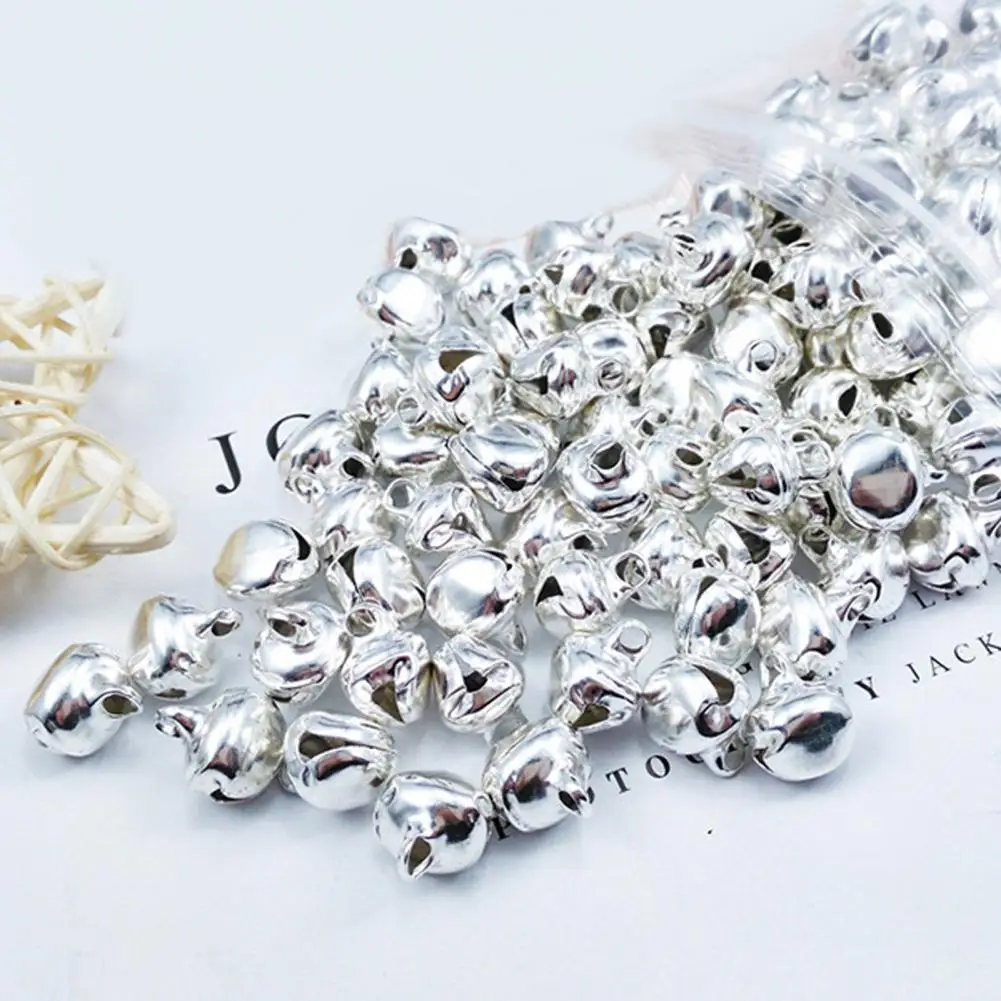 Износостойкие 100 шт. прочные подвесные украшения рождественские колокольчики