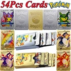 Новинка, карты покемонов 27-54, карты покемонов, Золотая карта, испанская V-карта, стандартная Золотая карта для детей