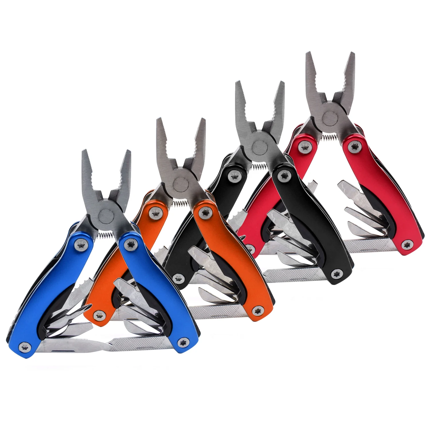 

Outdoor Multitool Pliers Serrated Knife Jaw Hand Tools+Screwdriver+Pliers+Knife Multitool Knife Set Survival Gear