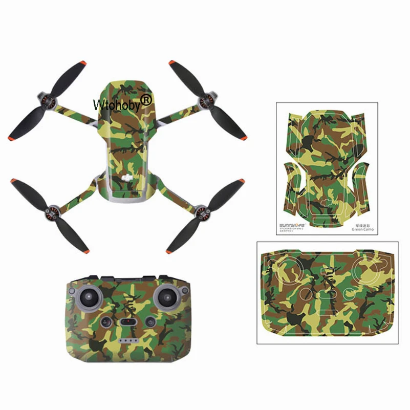 

For DJI Mini 2 Drone Body Arm Remote Control Protective Film PVC Stickers Scratch-proof Decals Full Cover Skin Accessories