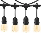 СВЕТОДИОДНАЯ Гирлянда S14 коммерческого класса с 51015 шт. лампочек Эдисона E27 водонепроницаемая для улицы двора патио кафе бистро