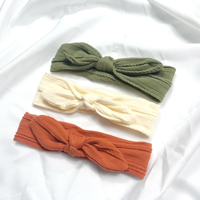 

3pcs/lot Cute Bow Baby Headband for Girl Nylon Head Bands Turban Newborn Headwear Hair Accessories Baby Gifts for 0-3 years GXMB