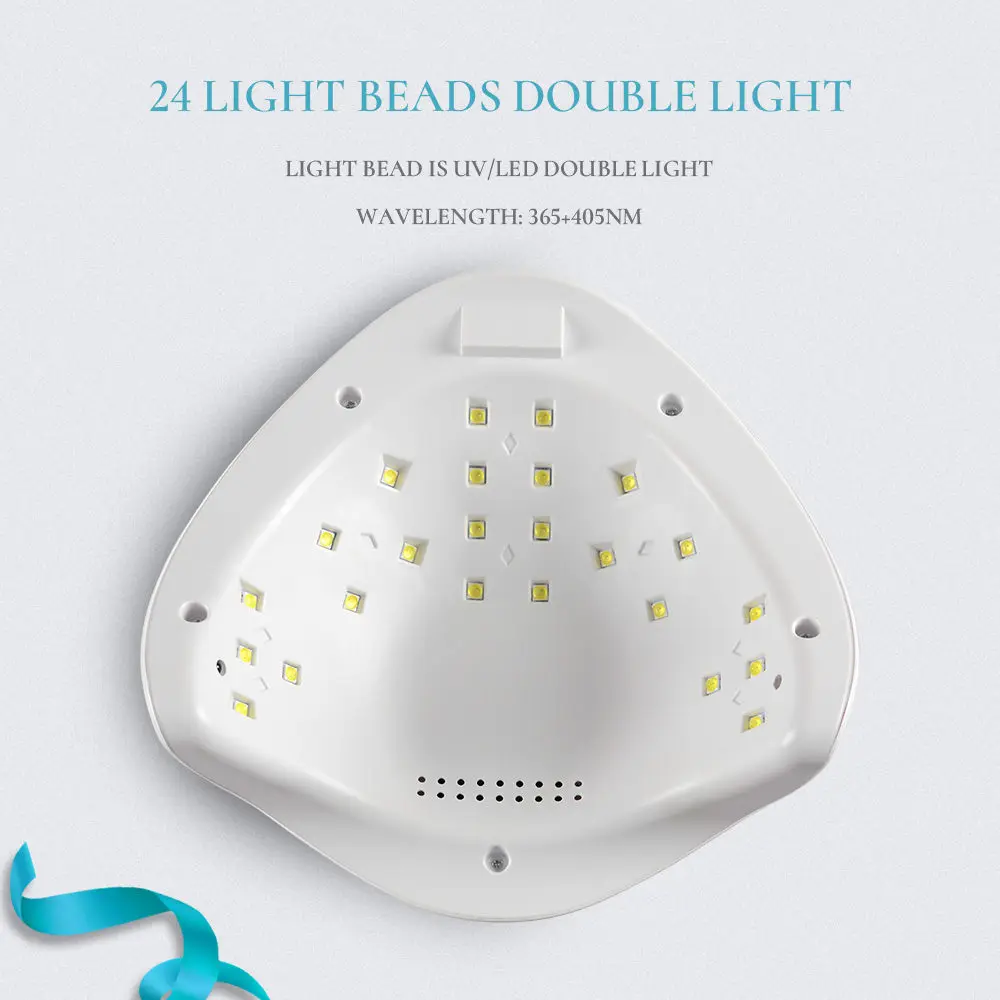 Полный маникюрный набор с лампой 48 Вт гель лаков для ногтей инструмент маникюра