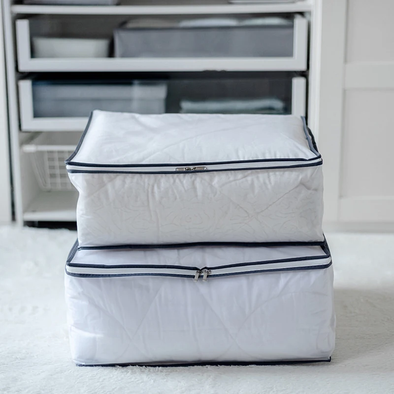 

Dustproof Moisture-Proof Storage Bags Room Accessories Room Organizer PEVA Transparent Quilt Storage Bag Closet Organizers