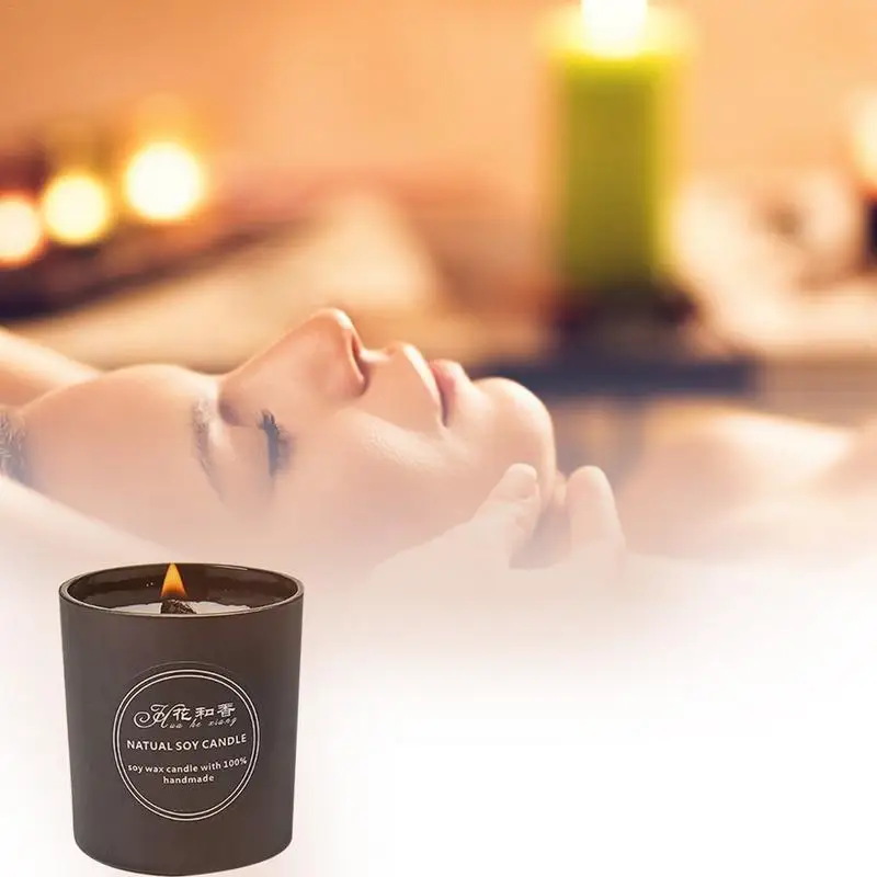 Чистый натуральный соевый воск бездымный ароматизированный канделе светодиоды