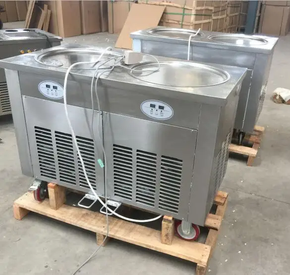 Таиланд стиль ролл из жареного мороженого машина для приготовления | Бытовая