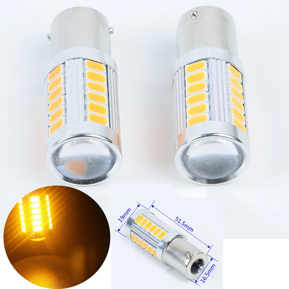 

2Pcs Reverse Light Auto Bulbs Car DC 12V 24V Daytime Running Lamp Turn Signal