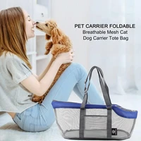 portable carriers bag mesh breathable pets handbag travel tent carrier outdoor bags for small dogs foldable pet cat dog tote bag