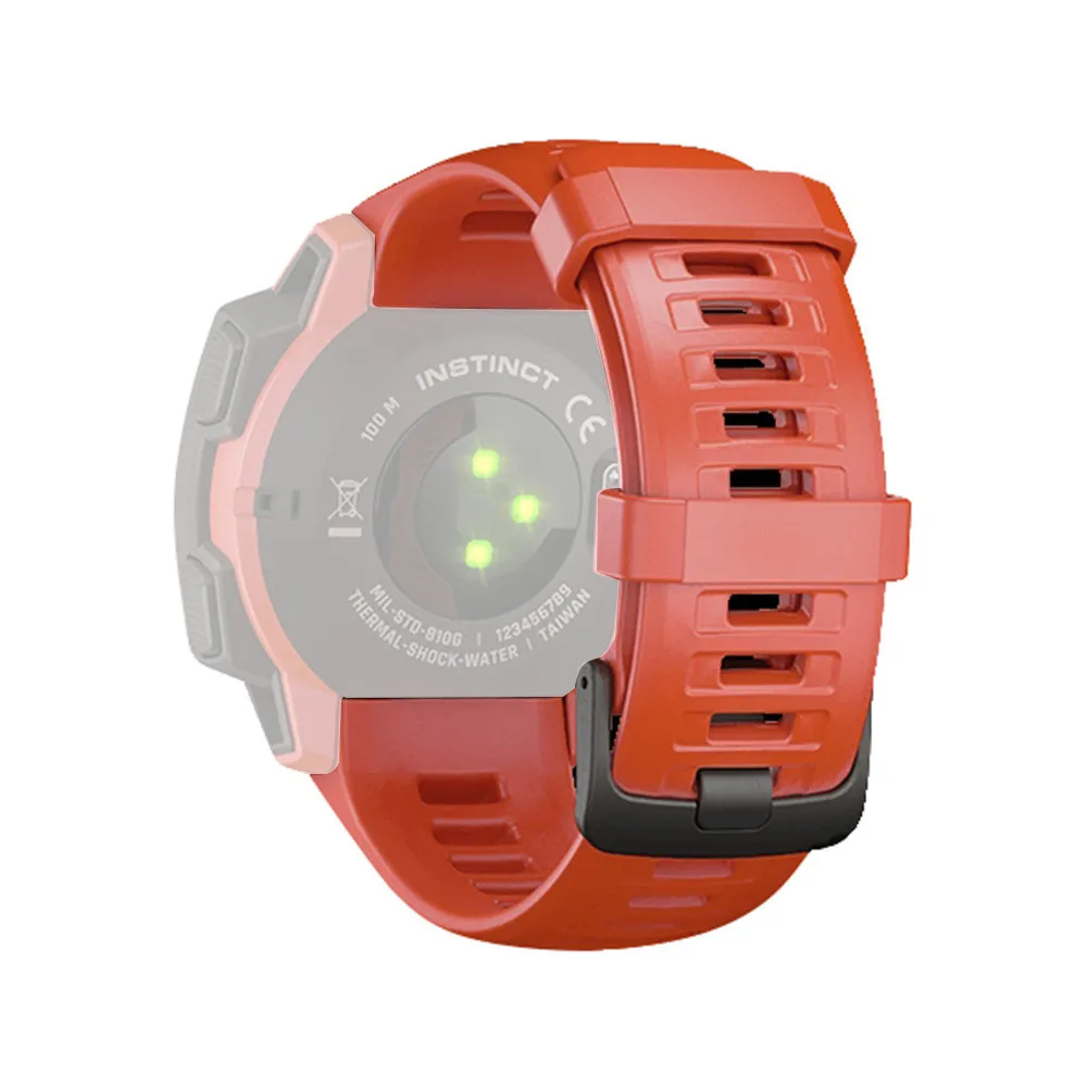 Sport Silicon eQuick Release Replacement Strap Watch Band for Garmin Instinct Bracelet WatchWrist Belt 12 Colors 19Nov07 | Наручные часы