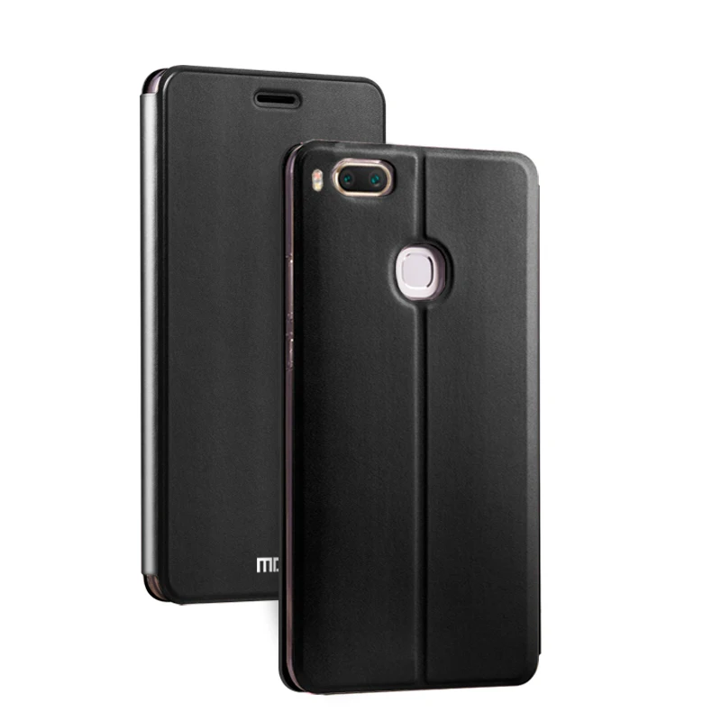 Для xiaomi A1 чехол mi a1 флип-чехол MOFi для xiaomi mi 5x чехол из искусственной кожи черный золотой стенд держатель m i5x a1 чехол 5,5 дюймов