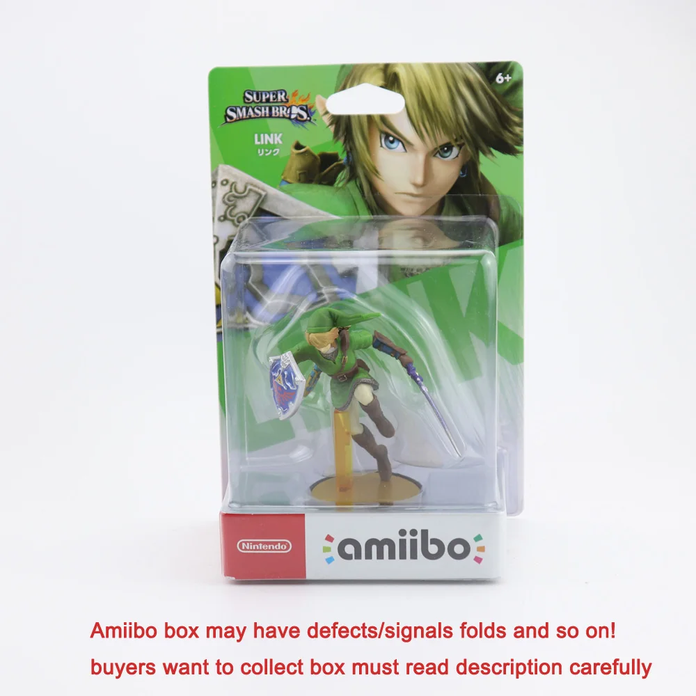Link Фигурка Amiibo Super Smash Bros. Серия Для nintendo переключатель Фирменная Новинка - Цвет: Link