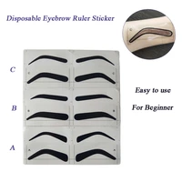 microblading accessories eyebrow ruler sticker shaping tools disposable eyebrow measurement ruler stickers for tattoo supplies