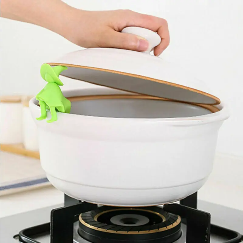 1 шт. кухонные аксессуары силиконовый подъемный горшок покрытие переливное