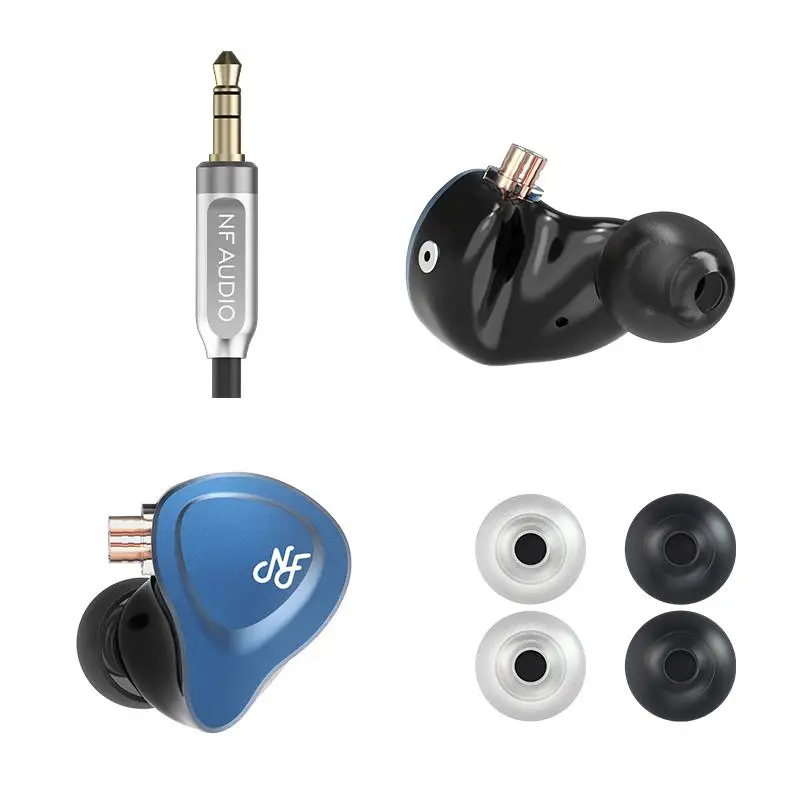 

NF Audio NA1 Balanced Double Cavity Dynamic In-ear Earphones Noise Canceling Hifi Music Monitor DJ Earbuds With Detachable Cable