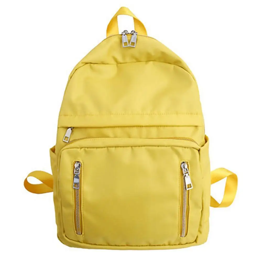 

Women Casual Waterproof Zip Backpack Student Travel Multi-pocket School Bag Pack