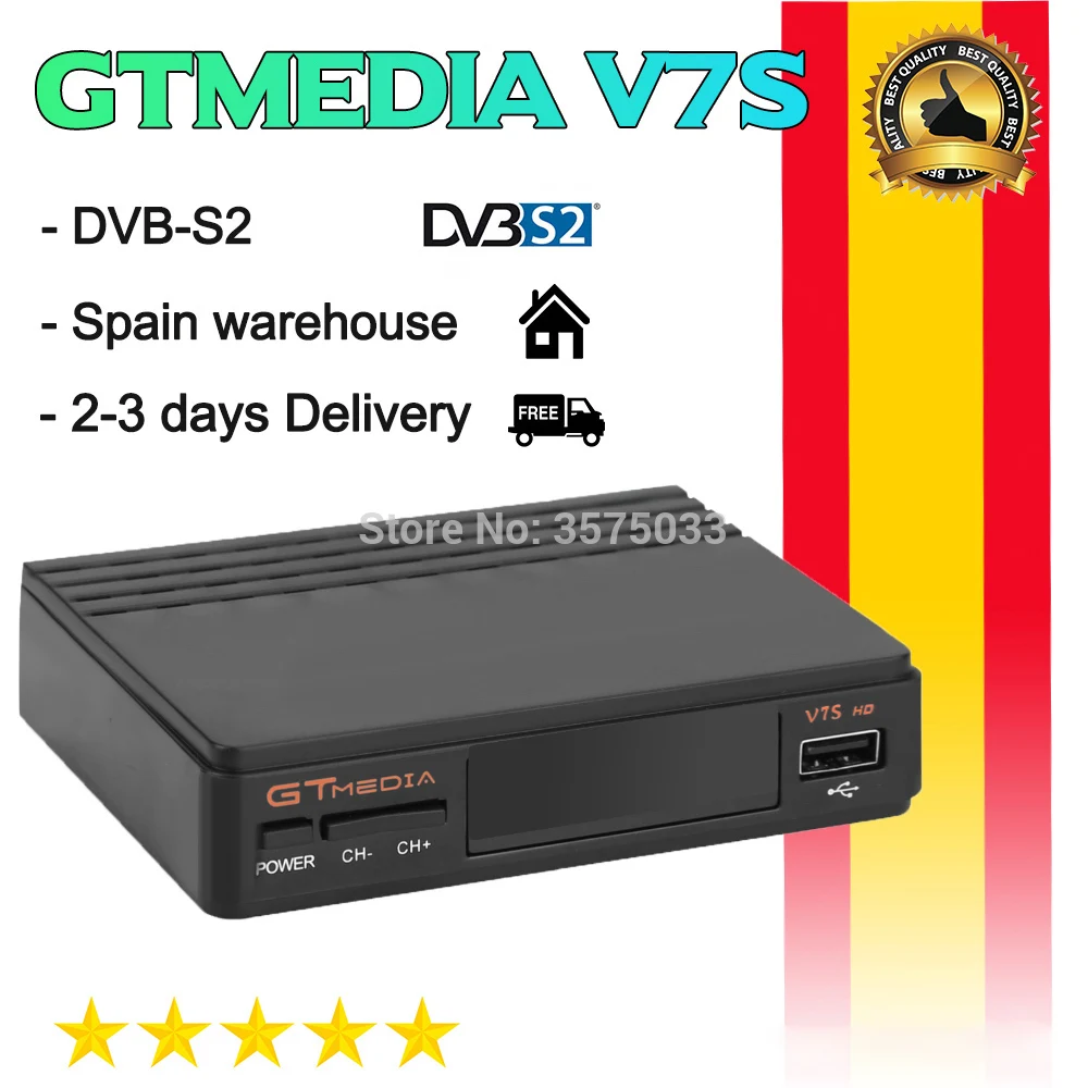 Горячая Распродажа GTMEDIA V7S HD Power от freesat V7 DVB S2 GT Media USB wifi FHD 1080P Высокое качество без