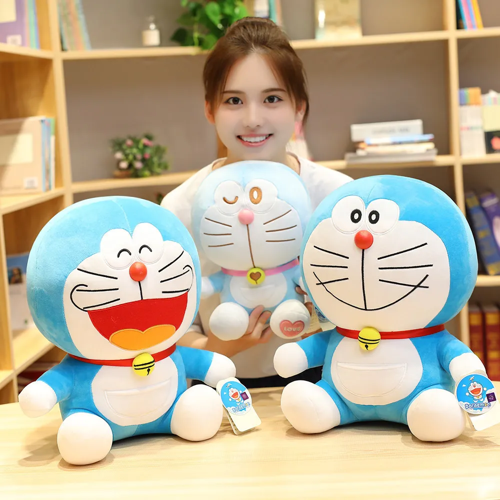 Популярная плюшевая игрушка аниме стоячая по мне 23-48 см Doraemon Высококачественная