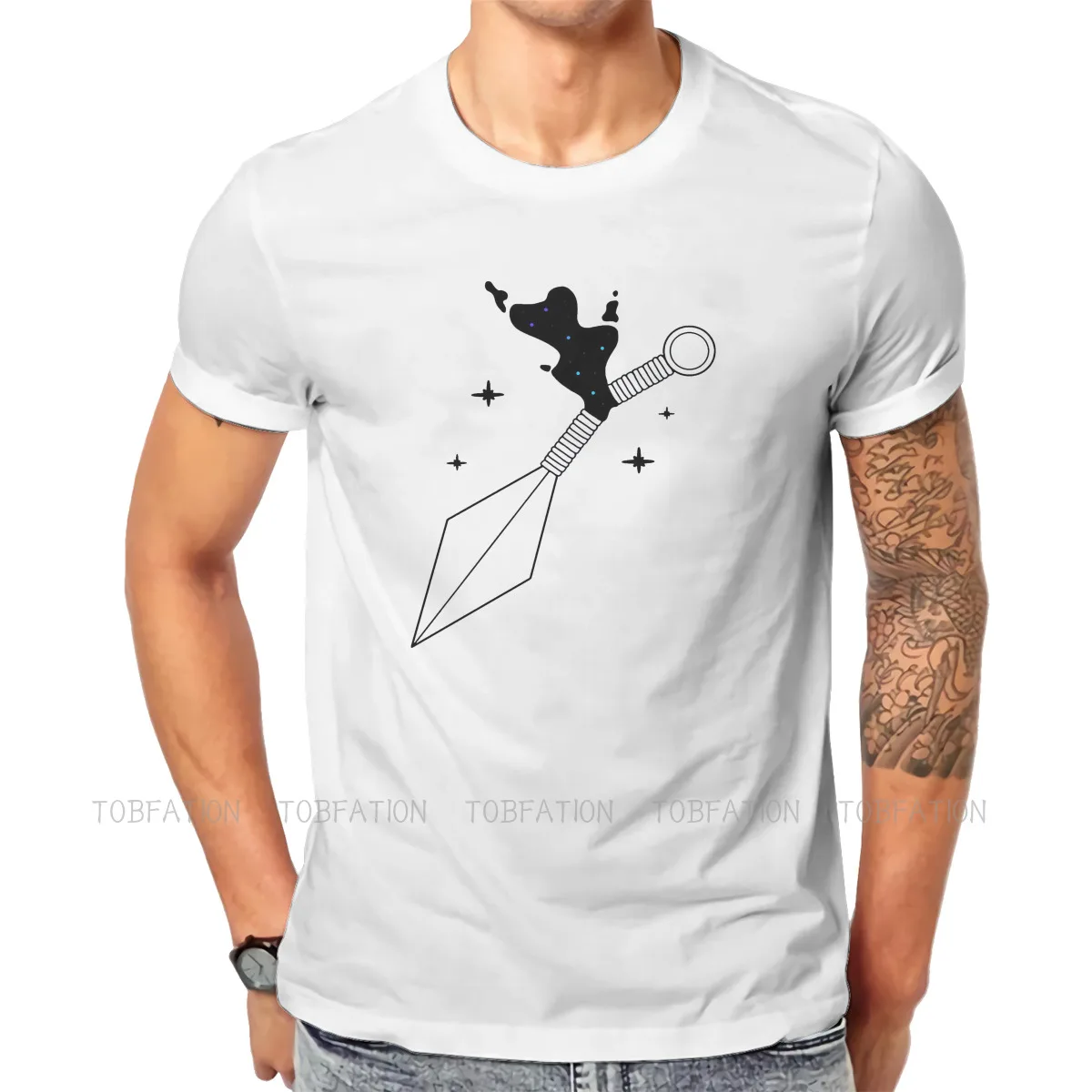 

Kunai Japanense Culture Fashion Cool Cotton T Shirt Vintage Goth Summer Big size Cotton Men's Tops Harajuku O-Neck TShirt