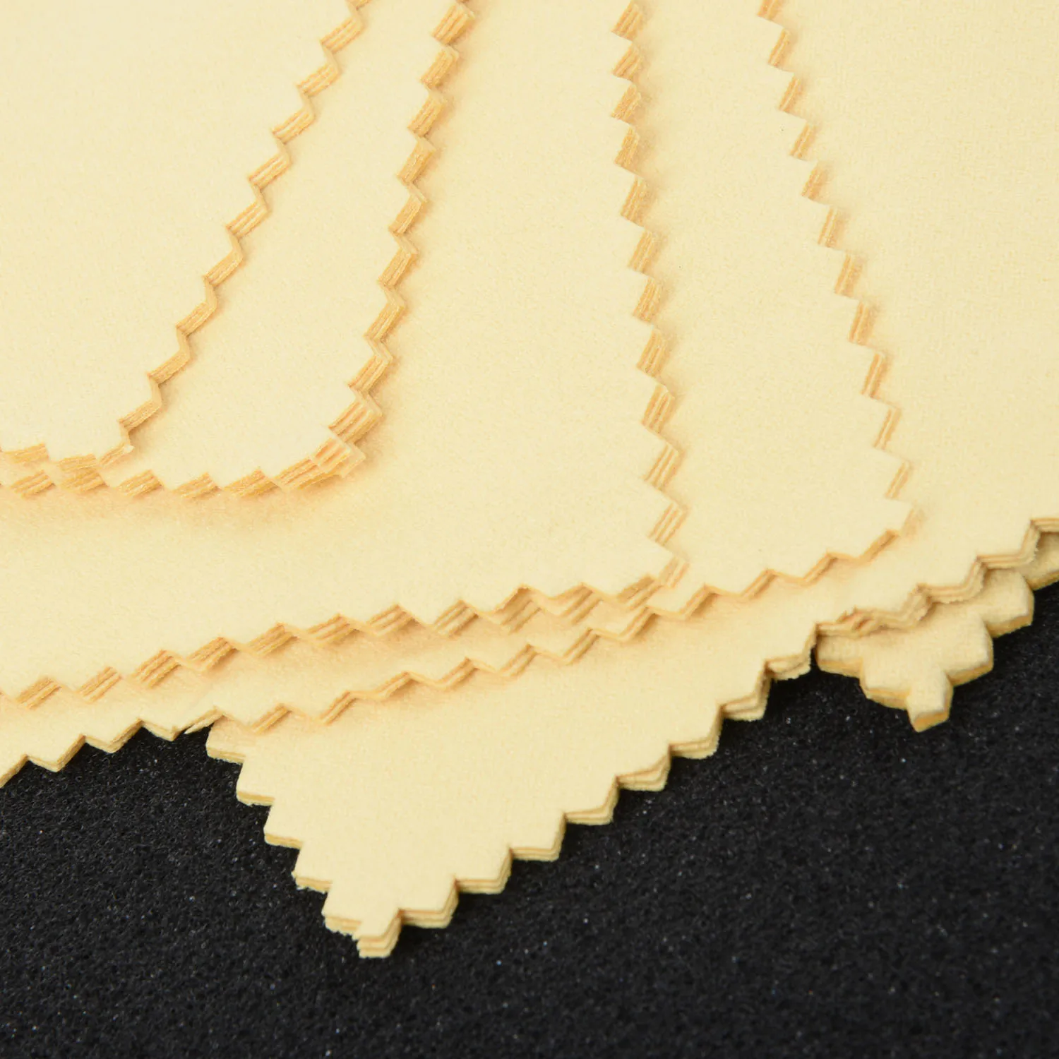 

Glass Coating Cloths Eyeglasses Camera Lens Waxing Kit Nano Car Wiping Soft 20PCS Smooth 10*10cm Yellow Microfiber