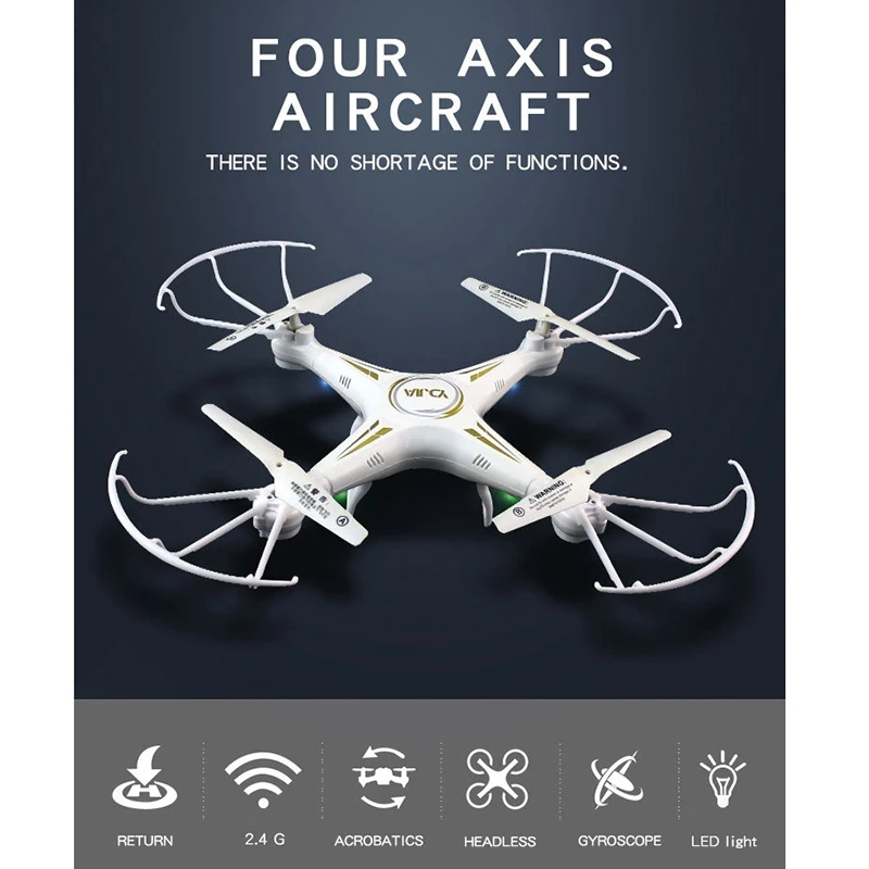 

YD JIA D73GW 2.4Ghz RC Quadcopter 720P HD Camera Wifi FPV RC Drone Air Spiral/Off/Land Altitude Hold Headless