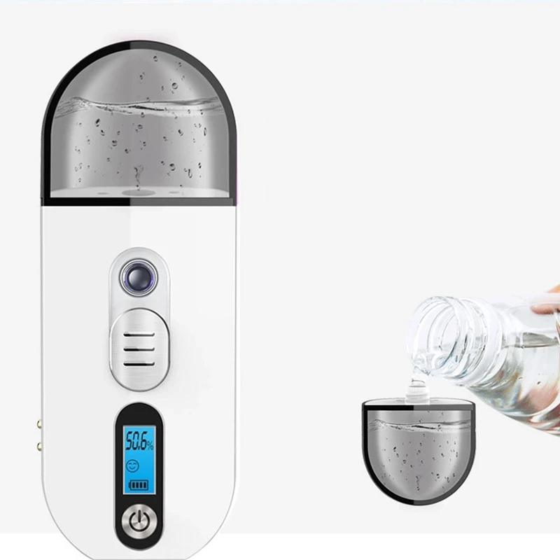 Portable Spray Mist Facial Steamer Face Care Spa Beauty Moisturizing Equipment Cleasing Ultrasonic Humidifier | Бытовая техника