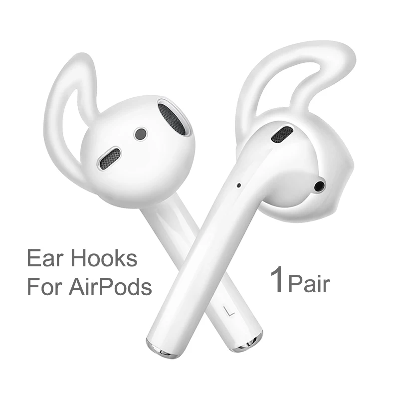Для Apple AirPods замена мягкий силиконовый чехол противоскользящие ушные крючки Bluetooth наушники наконечники для наушников Наушники Чехол протектор