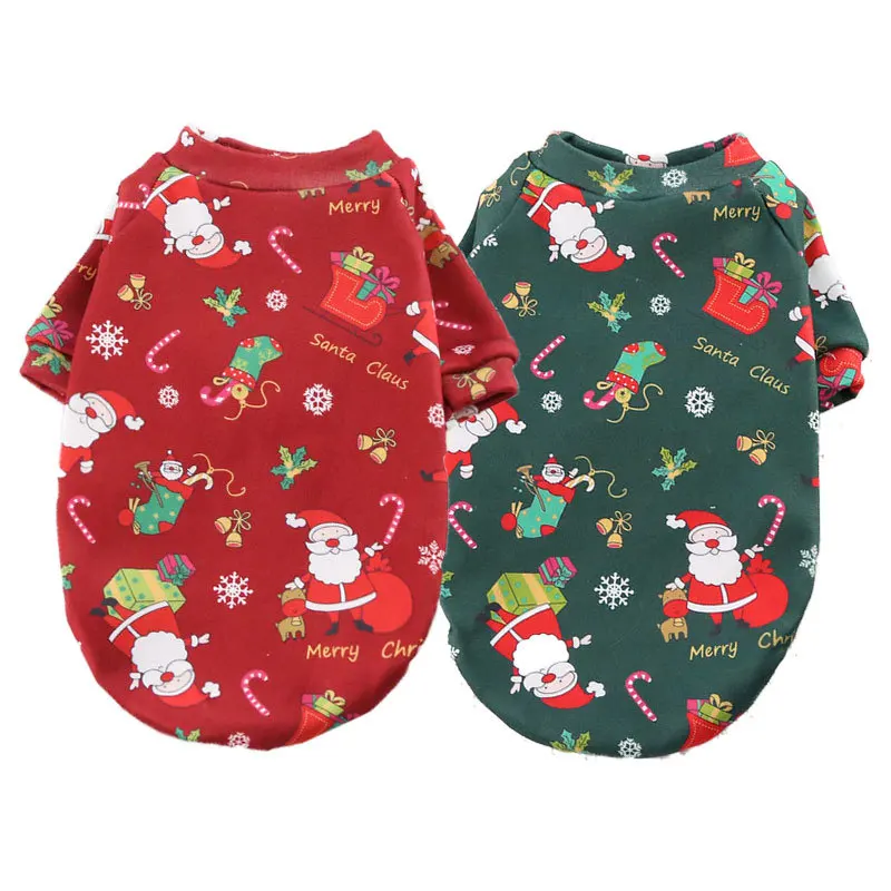

Christmas Winter Warm Dog Costume Pet Dog Clothes Pet Clothing Puppy Cat Outfits French Bulldog Sweatshirt for Small Large Dogs