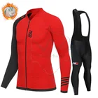 NSR 2022 мужской зимний костюм с длинным рукавом, одежда для велоспорта, шоссейный велосипед, теплый велосипедный костюм из Джерси, термофлисовая одежда для велоспорта
