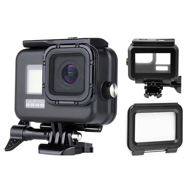 

Водонепроницаемый чехол для дайвинга, черный защитный чехол для подводной съемки для Go Pro 9 GoPro9 Hero9, аксессуары