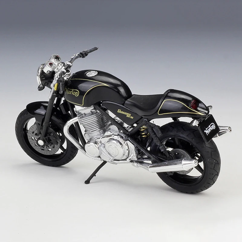 Welly 1:18 модели мотоциклов Norton Commando 961 модель мотоцикла миниатюрная гоночная