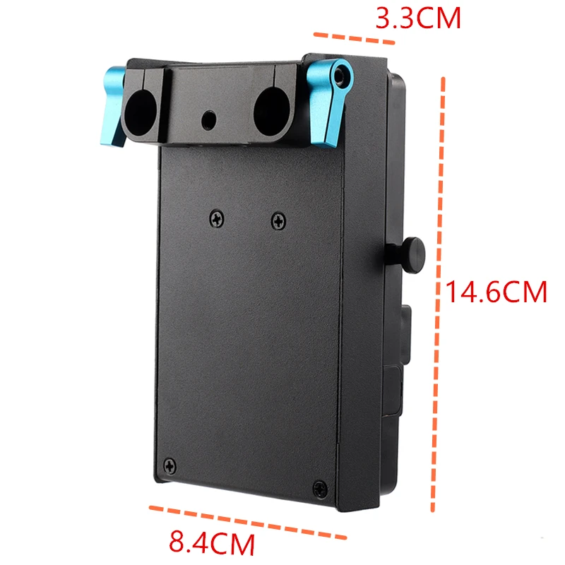 V Mount V-lock Plate with DMW-DCC12 Dummy Battery Adapter for BMCC BMPCC Panasonic GH3 GH4 Camera Monitor Audio Recorder | Электроника