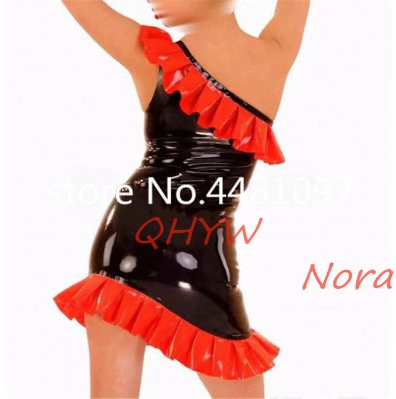 Новые Сексуальные женщины девушка из латекса женский Клубная одежда Акция