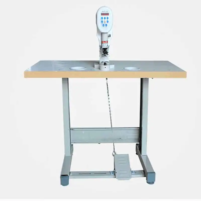 

zq Computer Automatic Snap Fastener Dotter Electric Anti-Punching Big White Buckle Button Attaching Machine