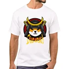 Мужская футболка TEEHUB с изображением Сиба-ину монет, модные армейские футболки с принтом Шиба, крутые футболки с коротким рукавом и изображением доги, забавная футболка