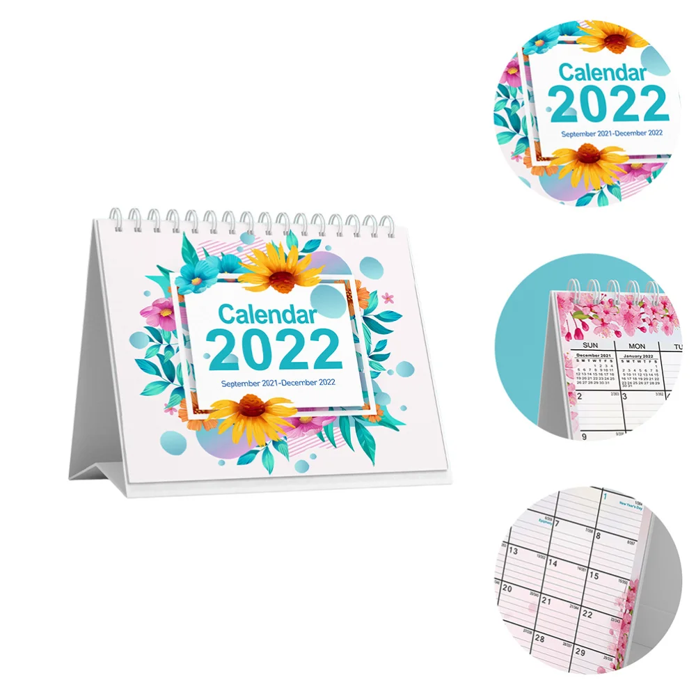 

1pc 2022 Desktop Small Desk Calendar Office Supply School Desk Calendar