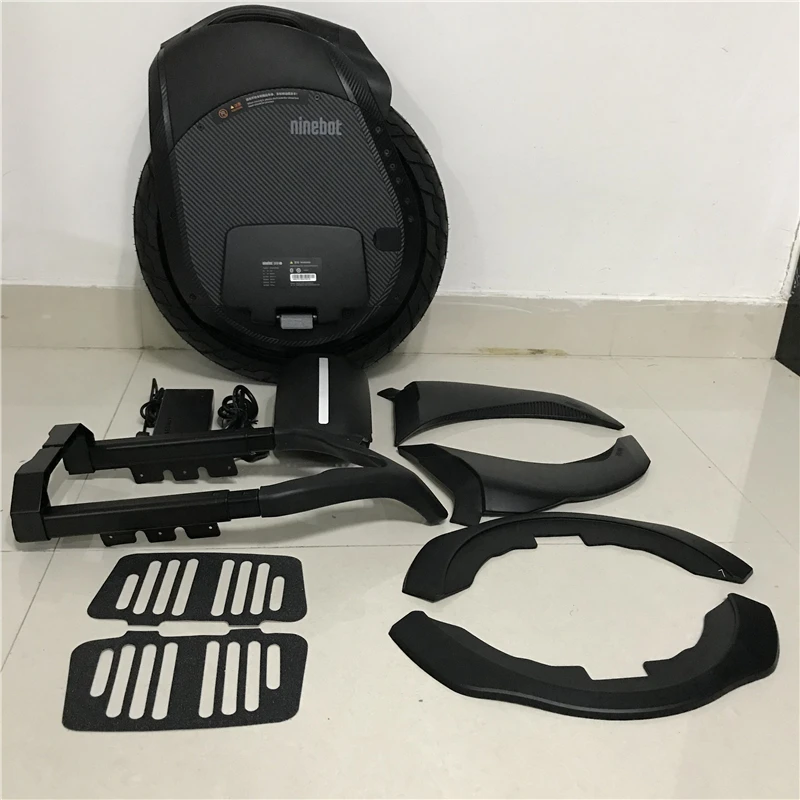 Скутер Ninebot One Z10/Z6, самобалансирующийся, 1800 Вт, 45 км/ч, с рулем, Электрический Ховерборд, поддержка Bluetooth