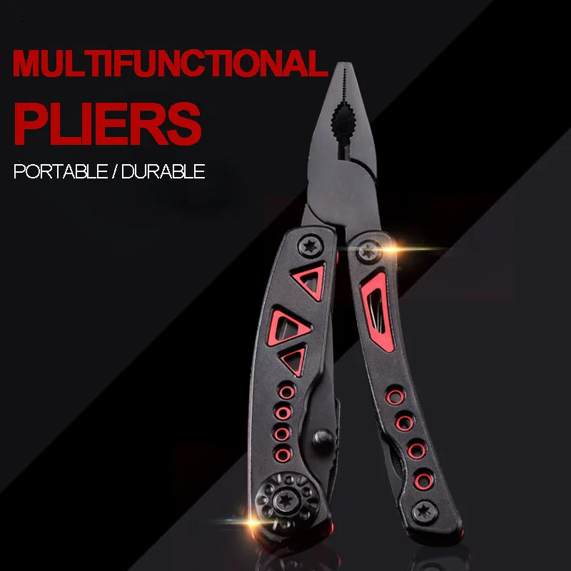 

Multi Tool Folding Knife Multi-functional Plier EDC Gear outdoor Camping Survival Knife Fishing Plier Tools Thickened anti-skid