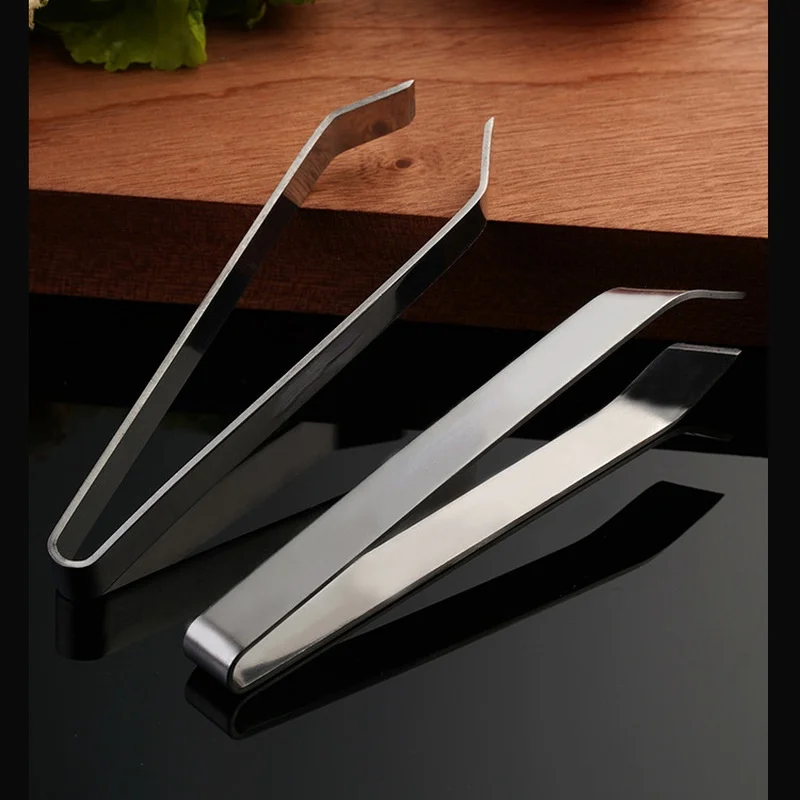 

Stainless Steel Fish Bone Tweezers Remover Pincer Puller Tongs Pick-Up Seafood Tool Kitchen Tweezer