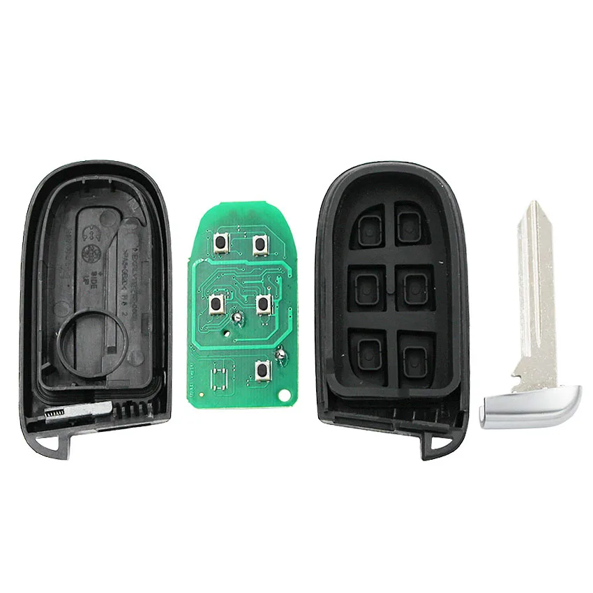 5/4 + 1 кнопка дистанционный смарт ключ брелок для Jeep Cherokee RAM 433MHz 7953M 4A чип FCC ID : GQ4