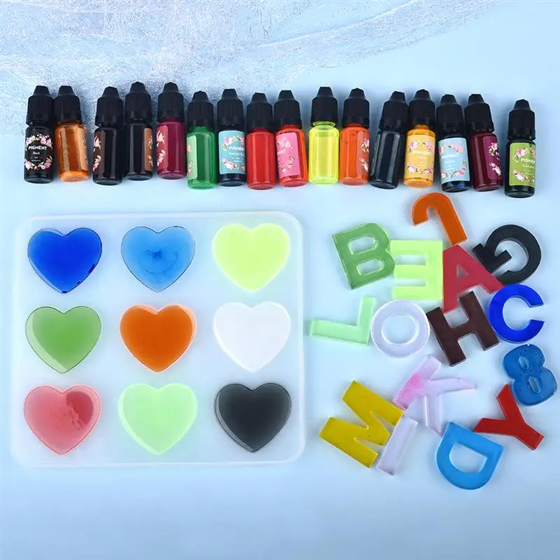 

10ML Epoxy Resin Diffusion Pigment Epoxy Resin Pigment For DIY Crafts Liquid Colorant Dye Ink Diffusion Resin Jewelry Making