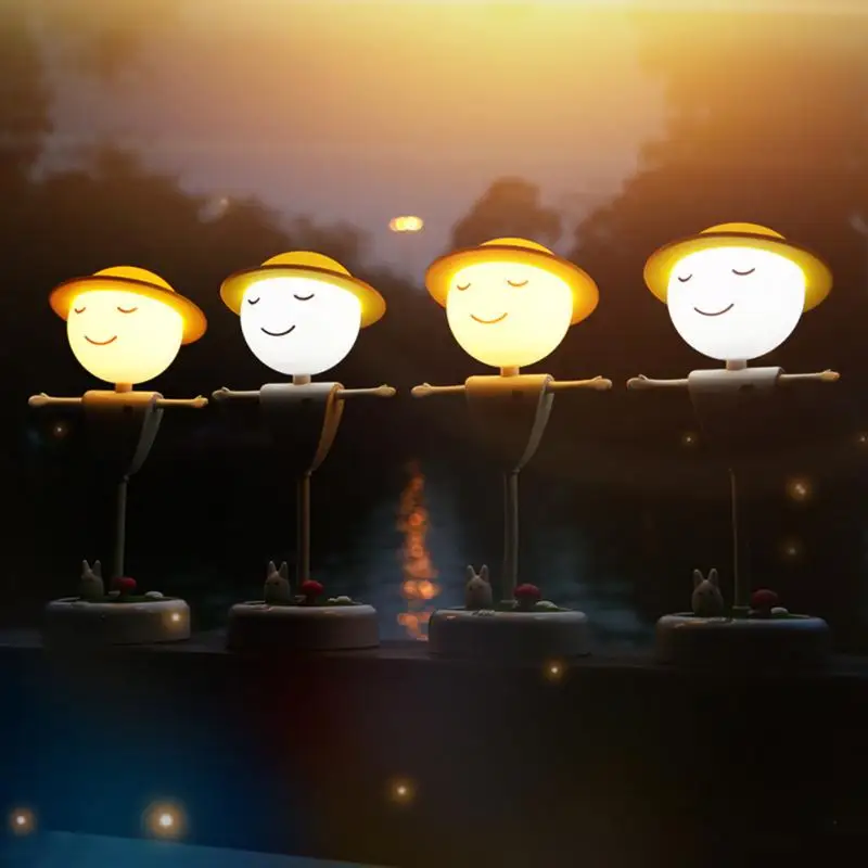 Светодиодный детский ночник с USB милый мультяшный носветильник ильник в виде