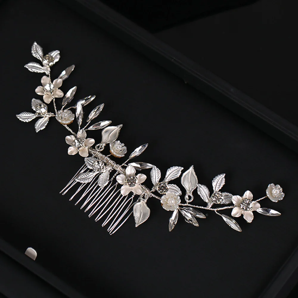 

Delicate Rhinestone Hair Comb Headdress Bride Wedding Hair Accessory