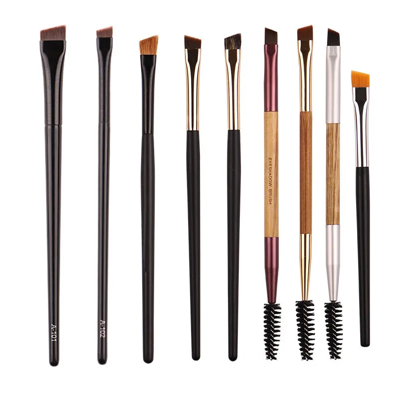 

Super Thin Angled Eyeliner Eye Makeup Brushes Animal Hair Brow Contour Eyeshadow Brush Cosmetic Makeup Tools