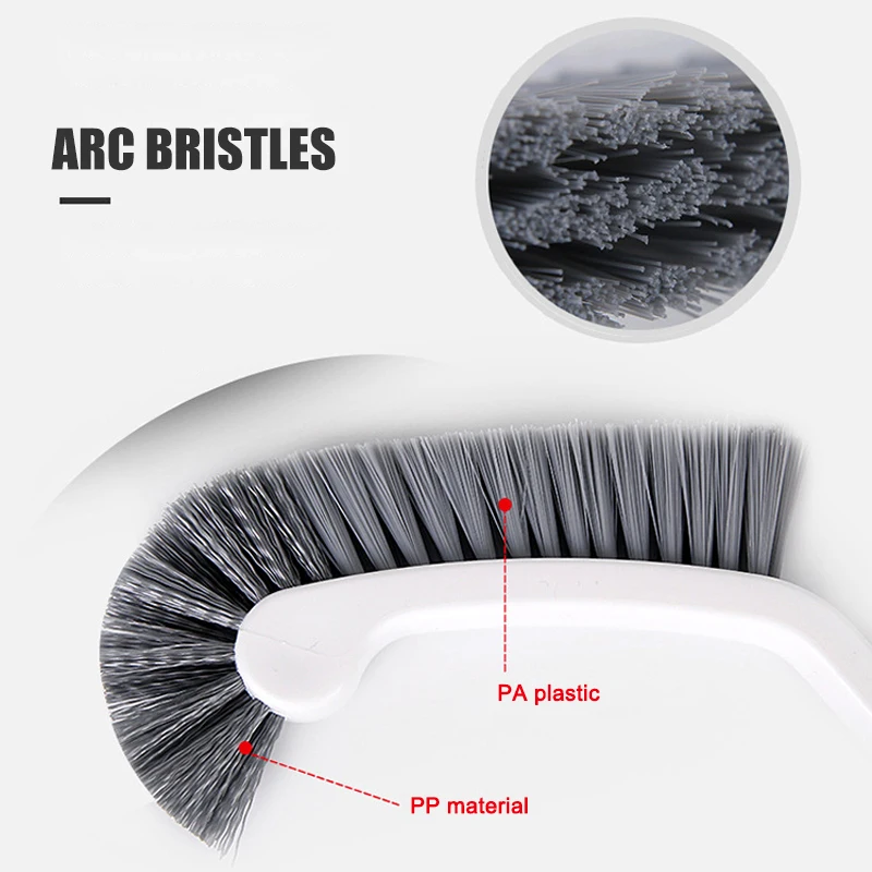 

Toilet Bowl Brush with Holder Slim Compact Bathroom Brush for Bathroom Storage Toilet Brush Sturdy Deep Cleaning Set J99