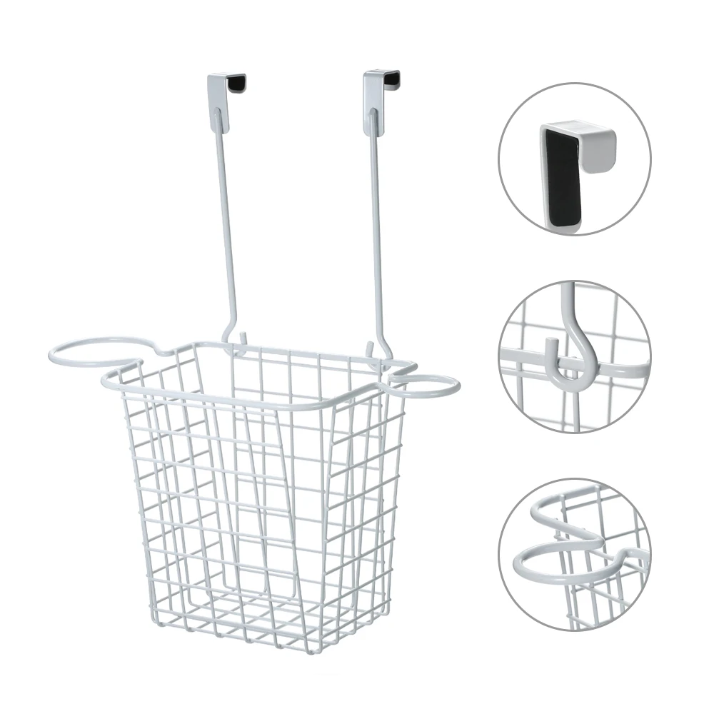 Экономящая пространство подвесная корзина для хранения над дверью органайзер